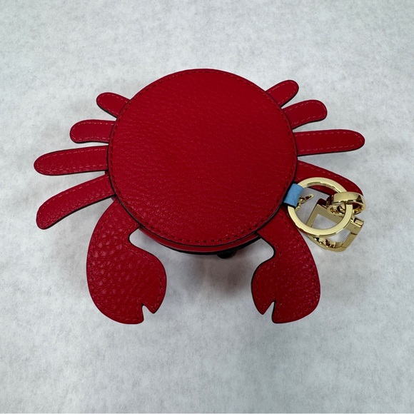 TORY BURCH Carl The Crab Keyfob Coin Purse Bag Charm - 39132 - Picture 8 of 11